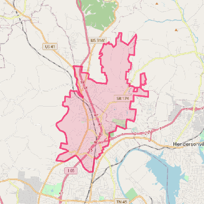 Map of Goodlettsville