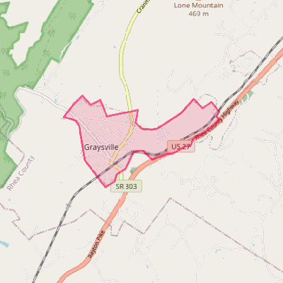 Map of Graysville