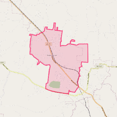 Map of Greenbrier