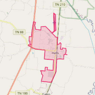 Map of Halls