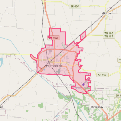 Map of Humboldt