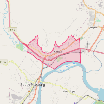 Map of Kimball