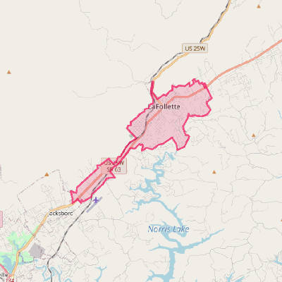 Map of La Follette