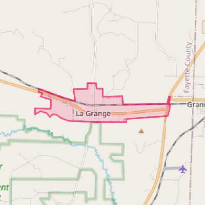 Map of La Grange