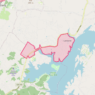 Map of Lakesite