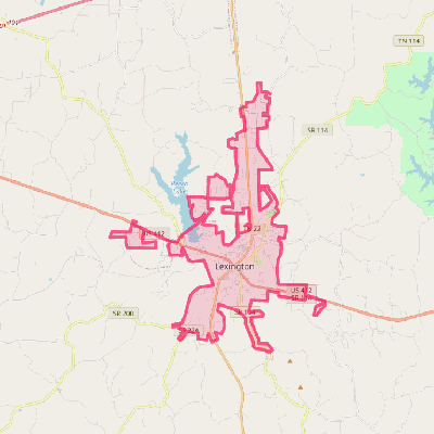 Map of Lexington