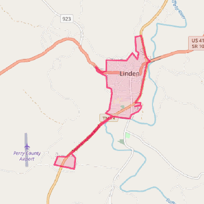 Map of Linden