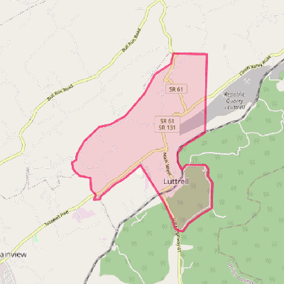 Map of Luttrell