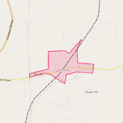 Map of Lynnville