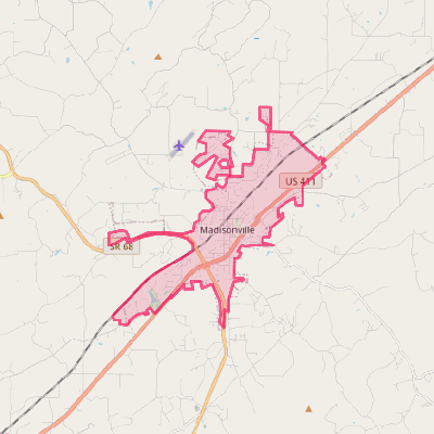 Map of Madisonville