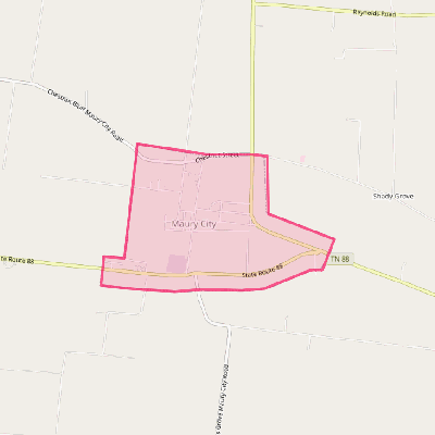 Map of Maury City