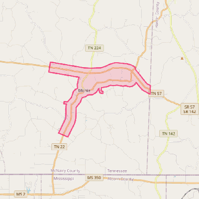 Map of Michie