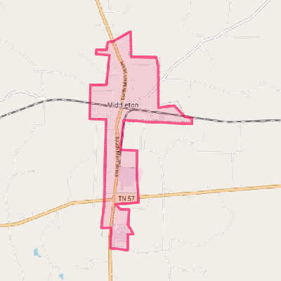 Map of Middleton