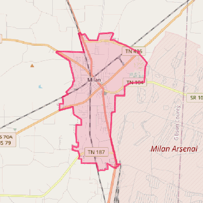 Map of Milan