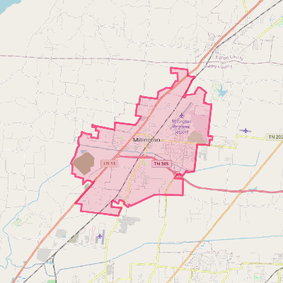 Map of Millington