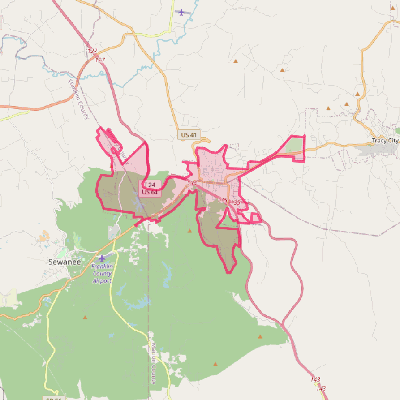 Map of Monteagle