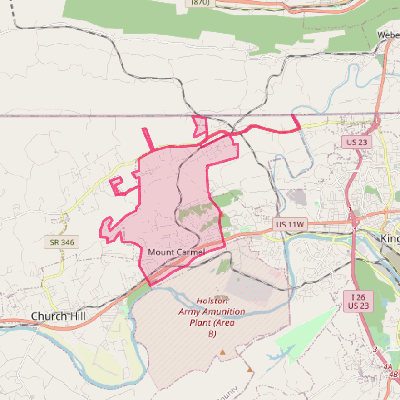 Map of Mount Carmel