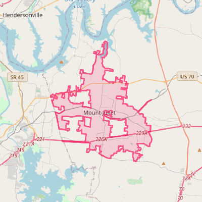 Map of Mount Juliet