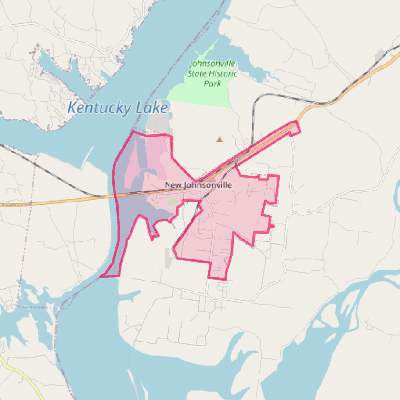 Map of New Johnsonville