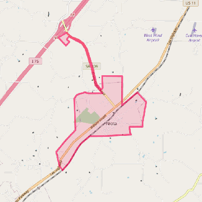 Map of Niota