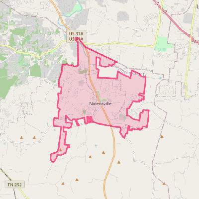 Map of Nolensville