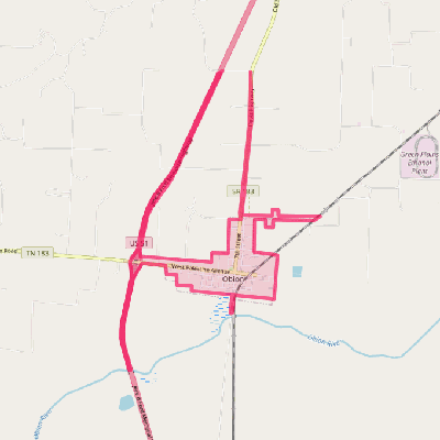 Map of Obion