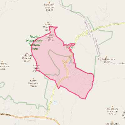 Map of Petros