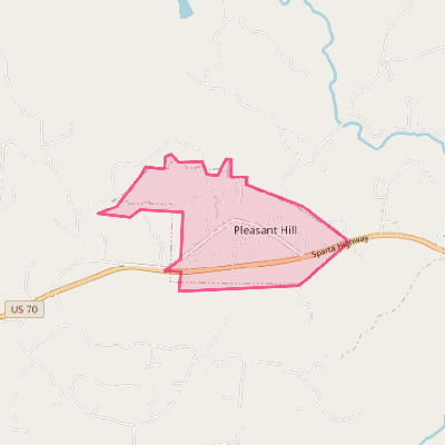 Map of Pleasant Hill