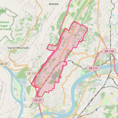 Map of Red Bank