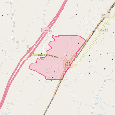 Map of Riceville