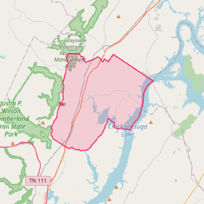 Map of Sale Creek