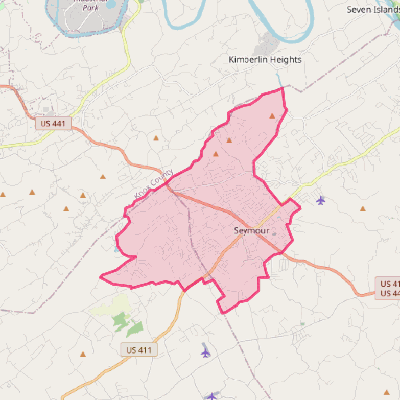 Map of Seymour