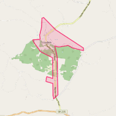 Map of Slayden