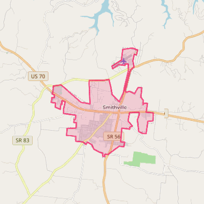 Map of Smithville