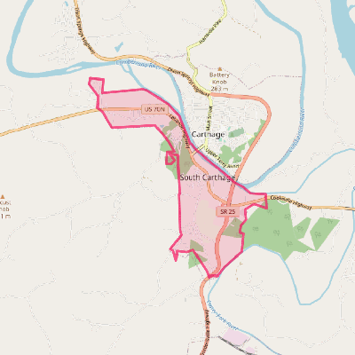 Map of South Carthage