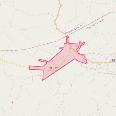 Map of Tennessee Ridge