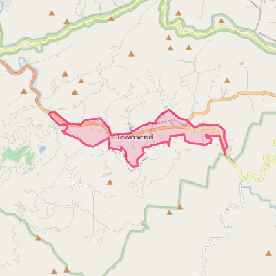 Map of Townsend