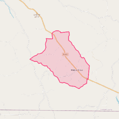 Map of Walnut Grove