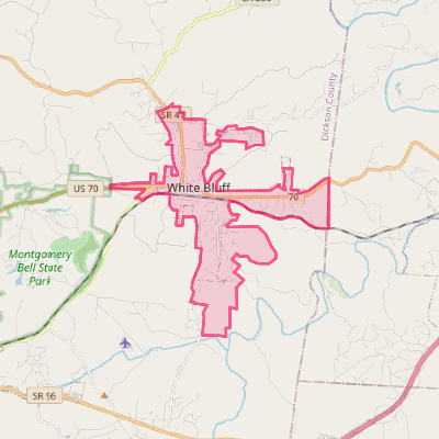 Map of White Bluff