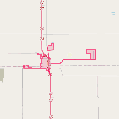 Map of Abernathy