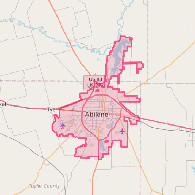 Map of Abilene