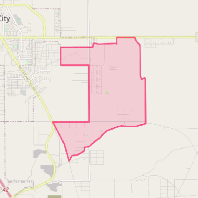 Map of Agua Dulce