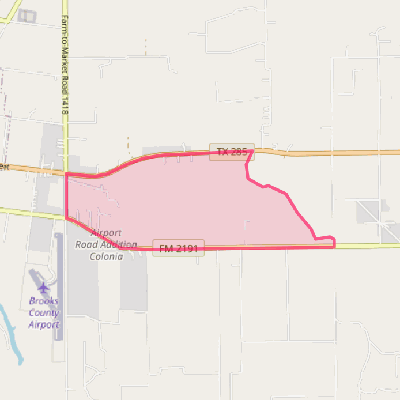 Map of Airport Road Addition