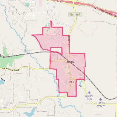 Map of Aledo