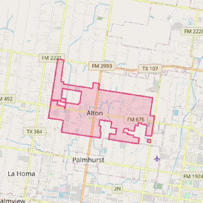 Map of Alton