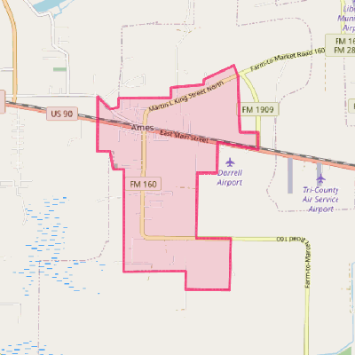 Map of Ames