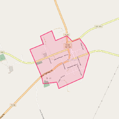 Map of Anderson