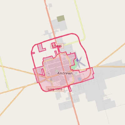 Map of Andrews