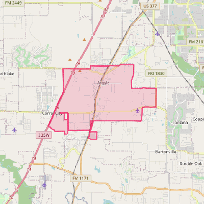 Map of Argyle