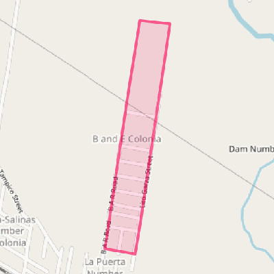 Map of B and E